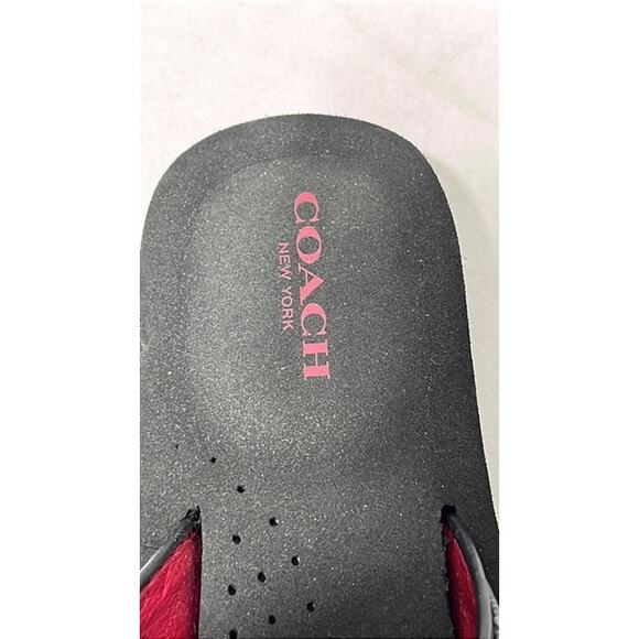 New❗️COACH Judy Signature Logo Black - Brown/Bronze Sandals Size US 6 - Picture 5 of 5